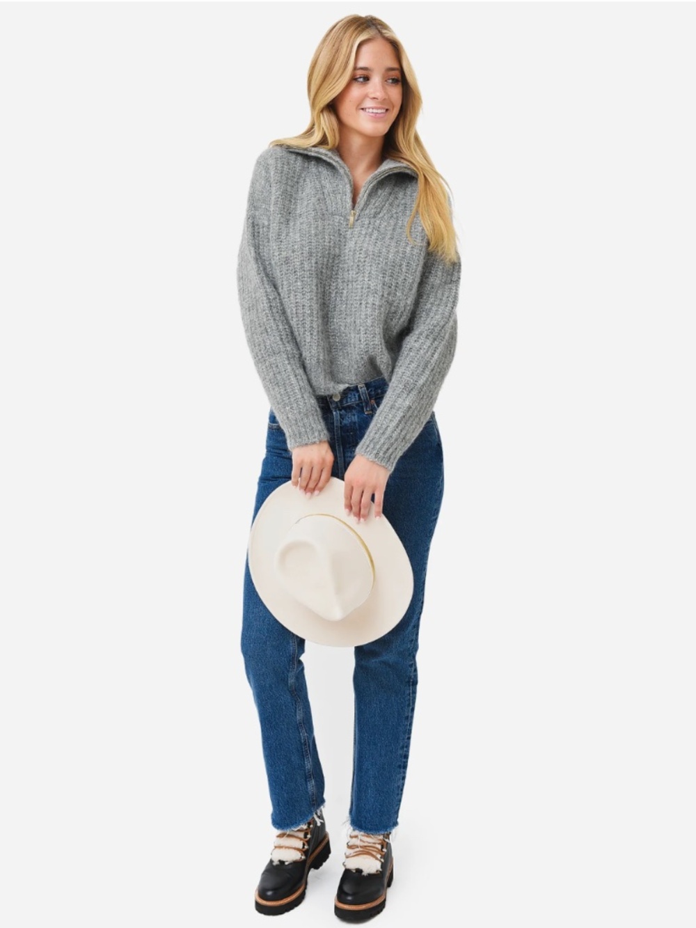ba&sh Baltan Jumper - Gris Size: 1